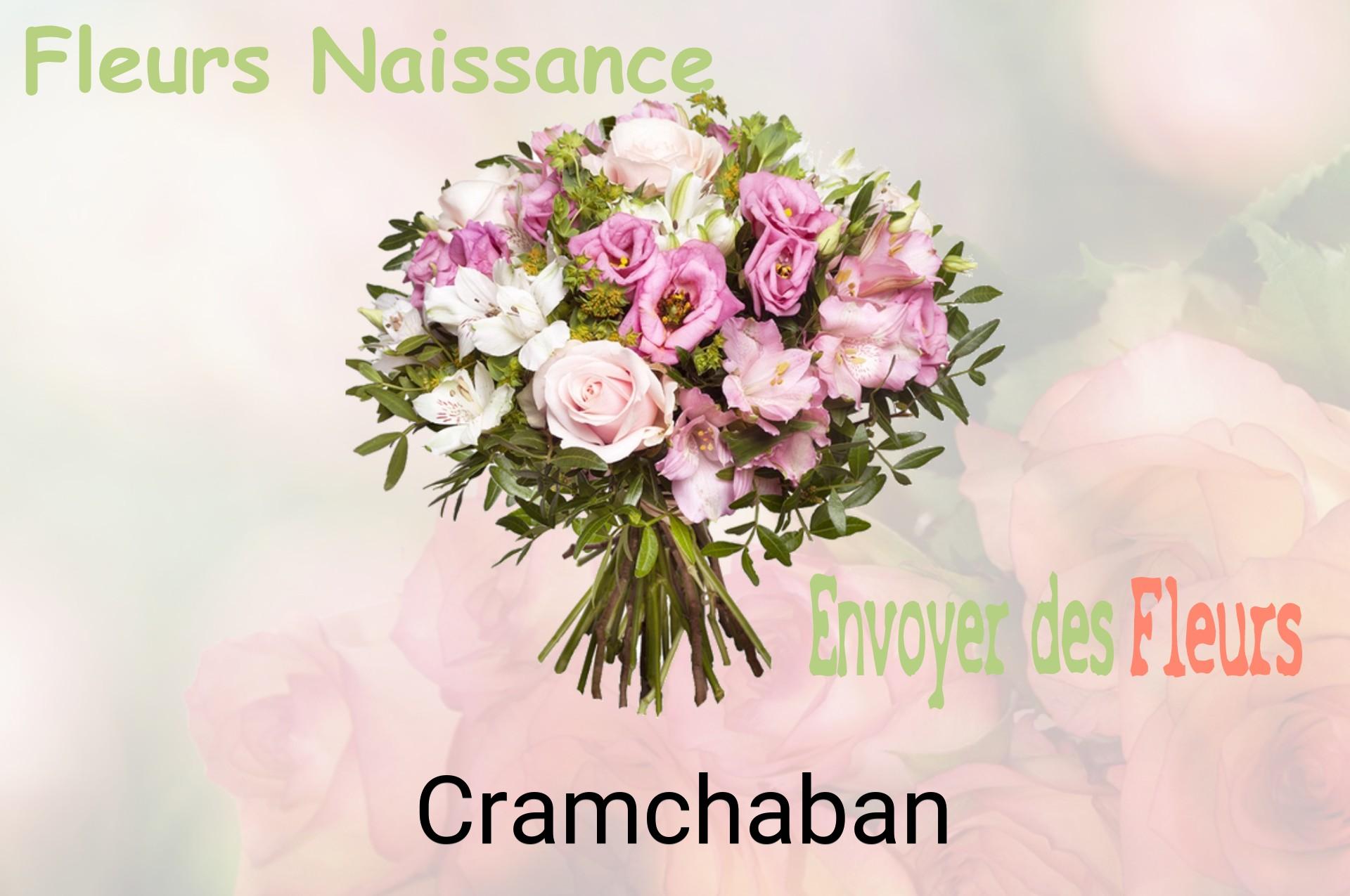 Bouquet de fleurs de naissance livré à Cramchaban